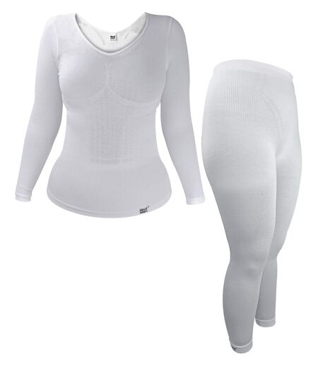 Cozy Women's Thermal Underwear Set: Long Sleeve Top & Long Leggings