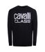 Unisex Adult Floral Sweatshirt Black Cavalli Class-1