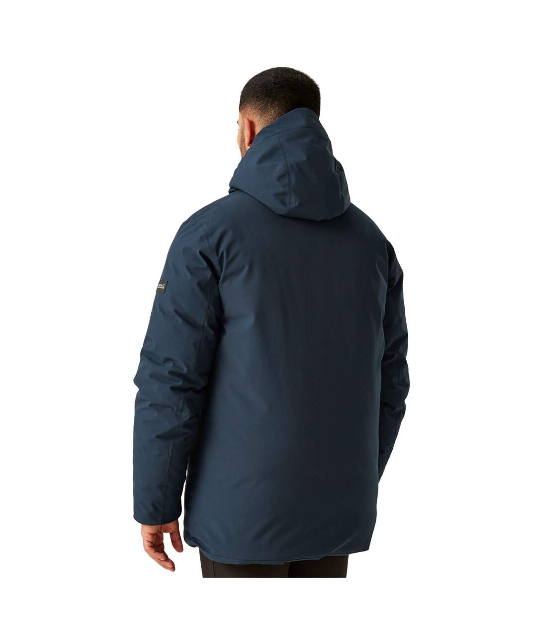 Veste imperméable yewbank homme bleu marine / orange sombre Regatta-4