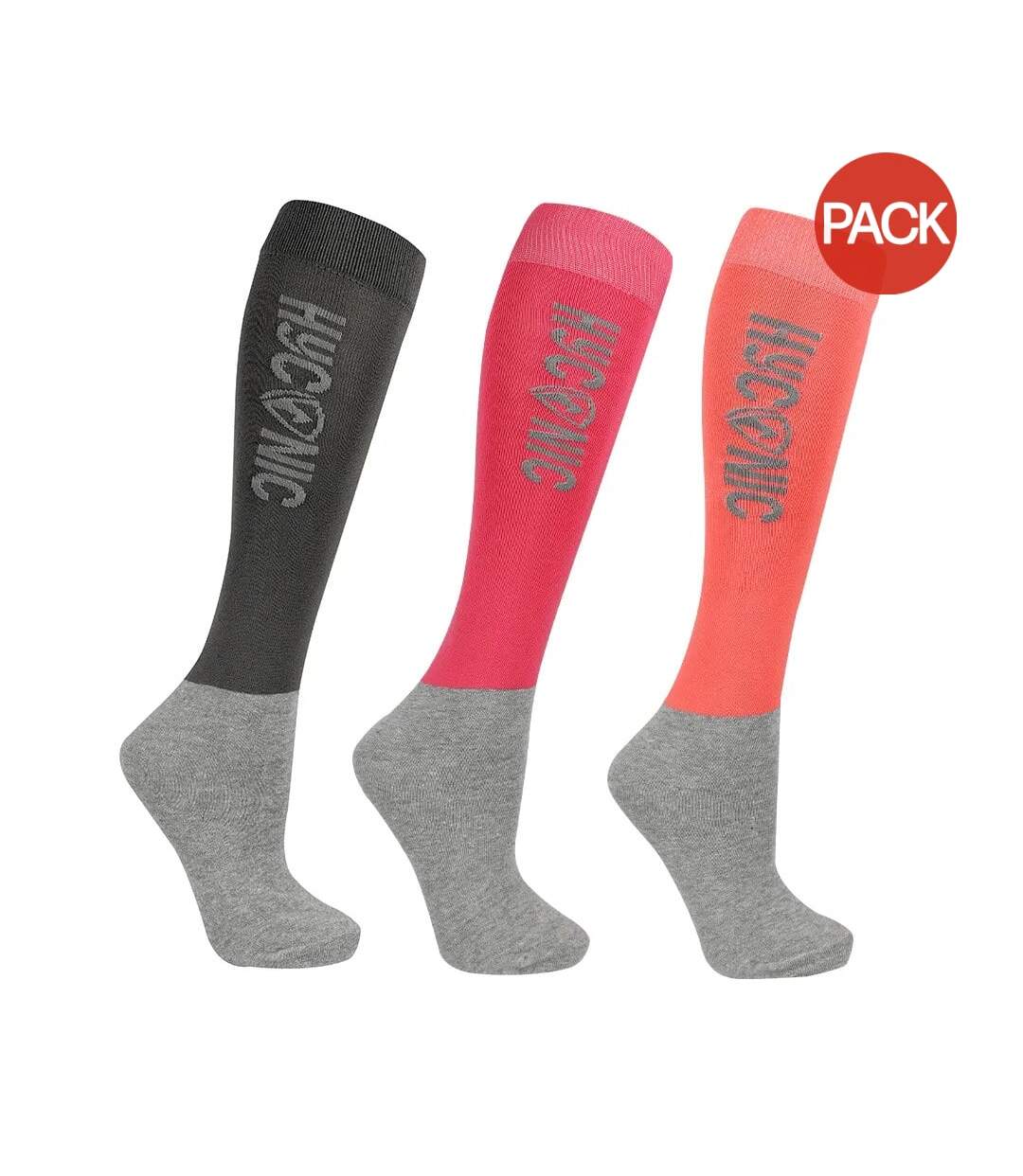 Chaussettes adulte rose HYCONIC-1