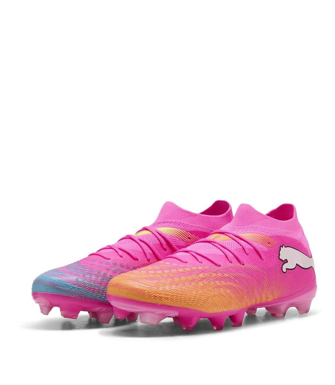 Mens Future 8 Match Firm Ground Football Boots Pink Potion Puma-1