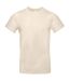 Tee-shirt B&c Mens #e190 Beige Clair B And C-1