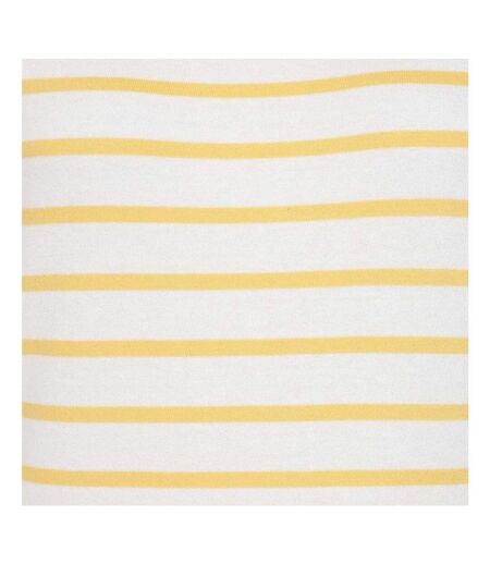 T-shirt Manches Courtes Motif/style Rayures Contrastées Breton Femme Citron Lazy Jacks
