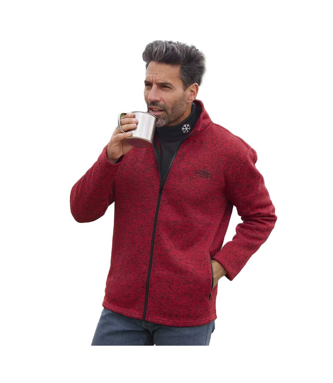 Vestes homme gris / rouge Atlas For Men-3