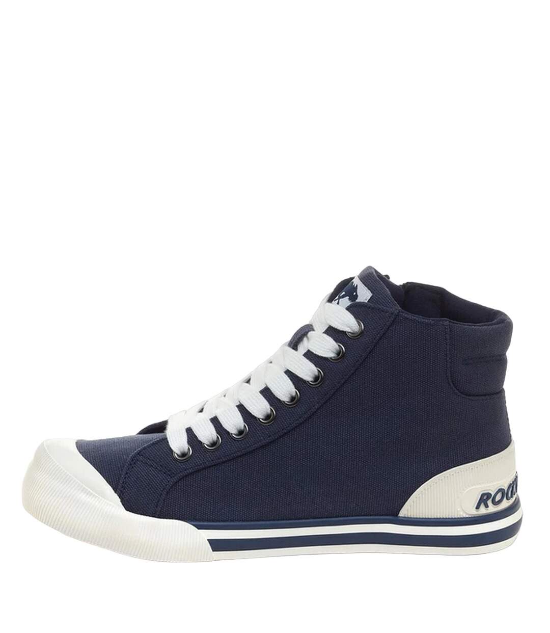 Baskets jazzin hi femme bleu marine Rocket Dog-3