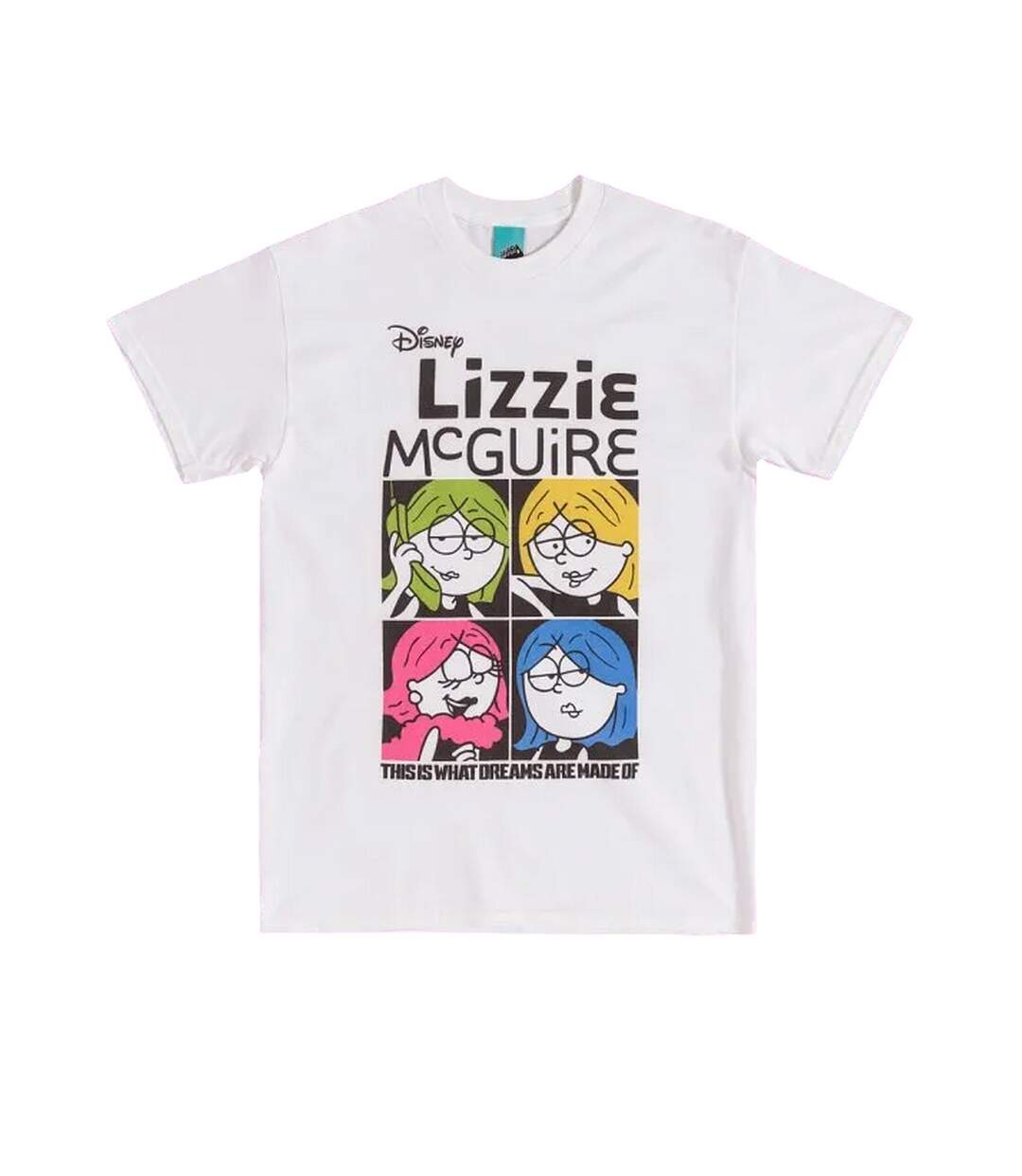 T-shirt Adulte Blanc Lizzie McGuire-1