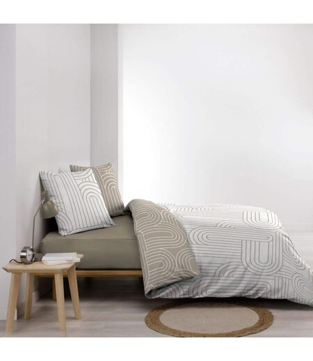 Parure de Lit Réversible 3 Pièces Modul 240x220cm Naturel
