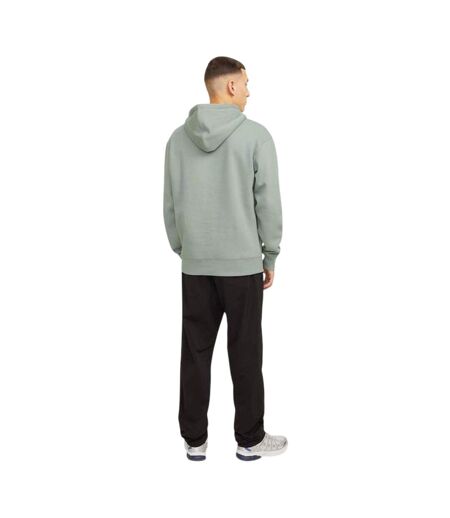 Sweat À Capuche Basic Homme Vert Sauge Pâle Jack And Jones
