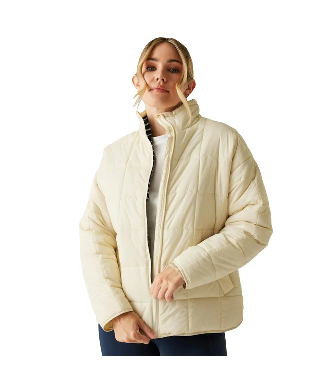 Doudoune Motif/style Matelassé Courcelle Femme Vanille Clair Regatta-1