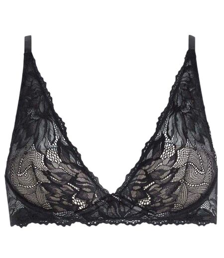 Soutien-gorge Motif/style Floral Femme Noir Calvin Klein