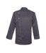 Unisex Adult Jean Style Stitching Chef Jacket Vintage Black Karlowsky-1
