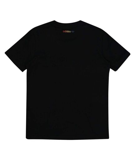 T-shirt Motif/style Rayures Contrastées Pride Femme Noir Adidas