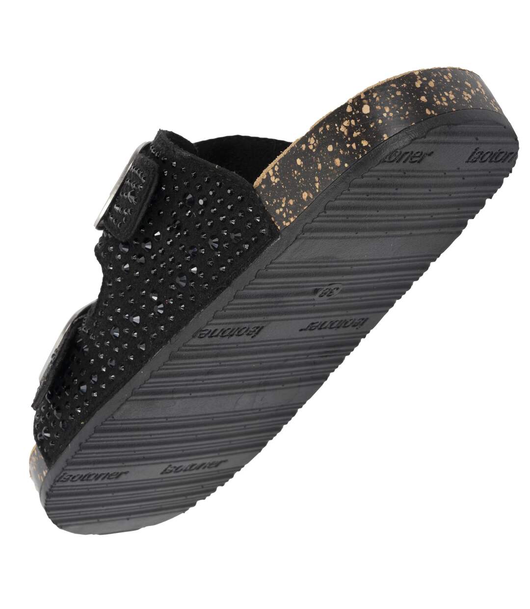 Isotoner Sandales femme à doubles brides ultra confortables, semelle intérieure cuir-5
