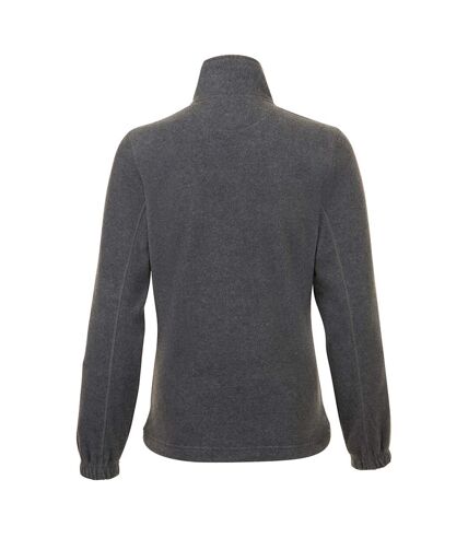 SOLS Womens/Ladies North Full Zip Fleece Jacket (Gray Marl)