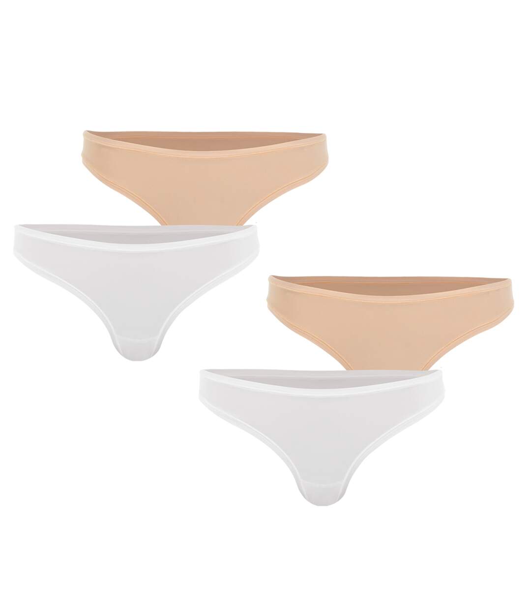 Lot de 4 tangas femme Easy Seconde Peau Athena-1