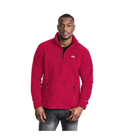 Trespass Mens Bernal Full Zip Fleece Jacket (Red)