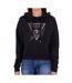 Sweat Noir Femme Guess Iconic Hood - M