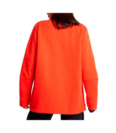 Veste Orange Femme Nike Tech Fleece Long - S