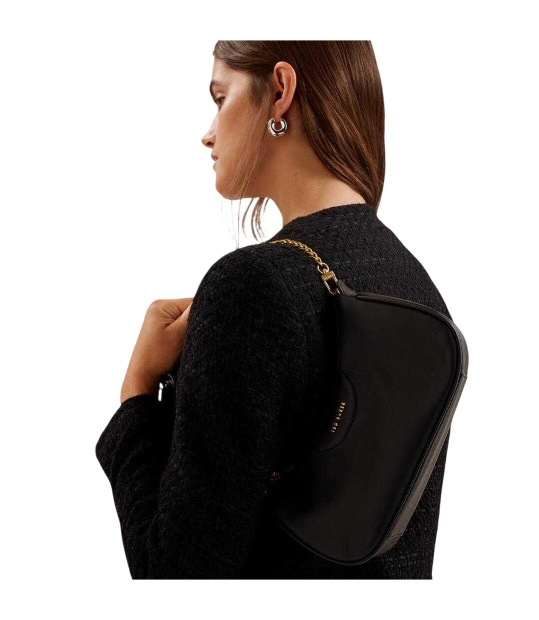 Sac À Bandoulière Motif/style Toile Essiy Taille Unique Noir Ted Baker-4