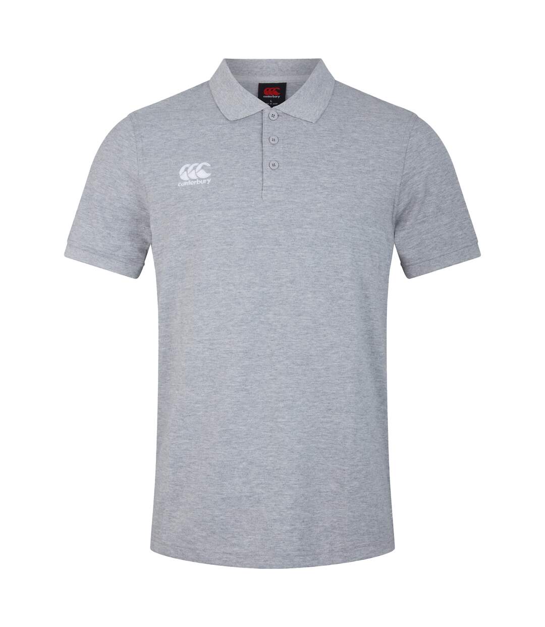 Mens Waimak Polo Shirt Classic Marl Canterbury-2