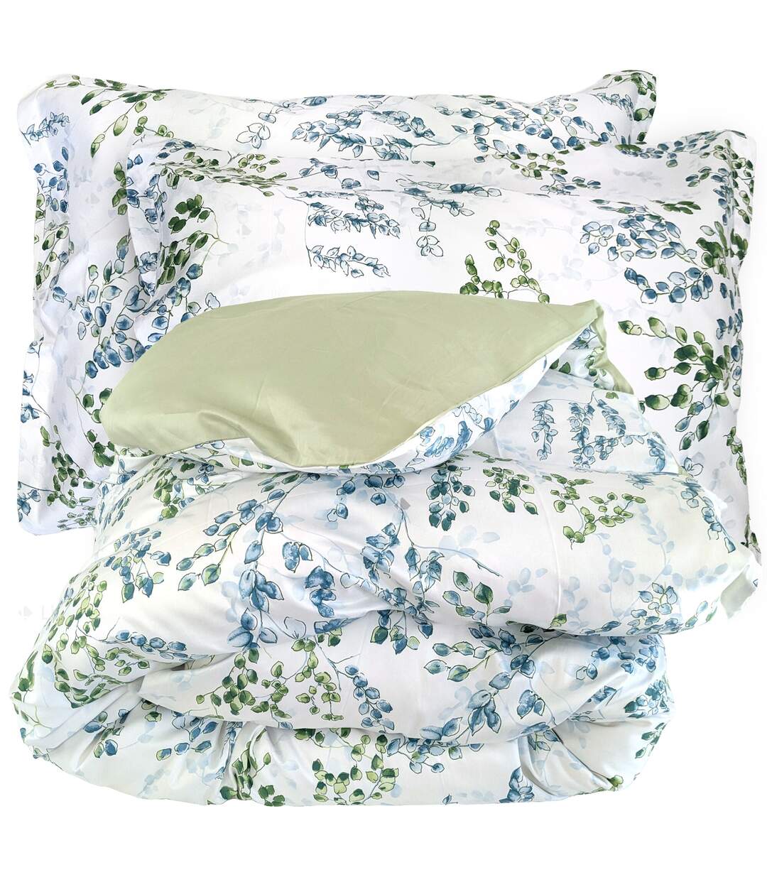 Parure de lit satin de coton ANGÈLE Taie 65x65 cm-2