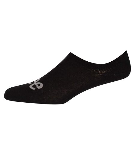 Pack Of 3  Unisex Adult Chris No-show Socks  Black Lee