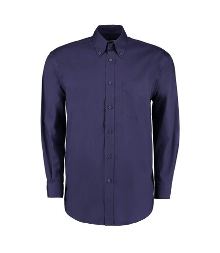 Kustom Kit Mens Long Sleeve Corporate Oxford Shirt (Midnight Navy)