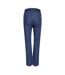 Womens/ladies High Rise Wide Leg Jeans Blue Lacoste-3