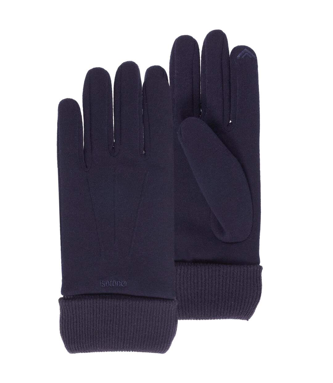 Isotoner Gants homme tactiles en tissu doux et chaud, non doublés-1