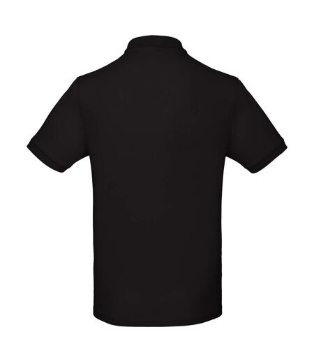 Mens polo shirt black B&C