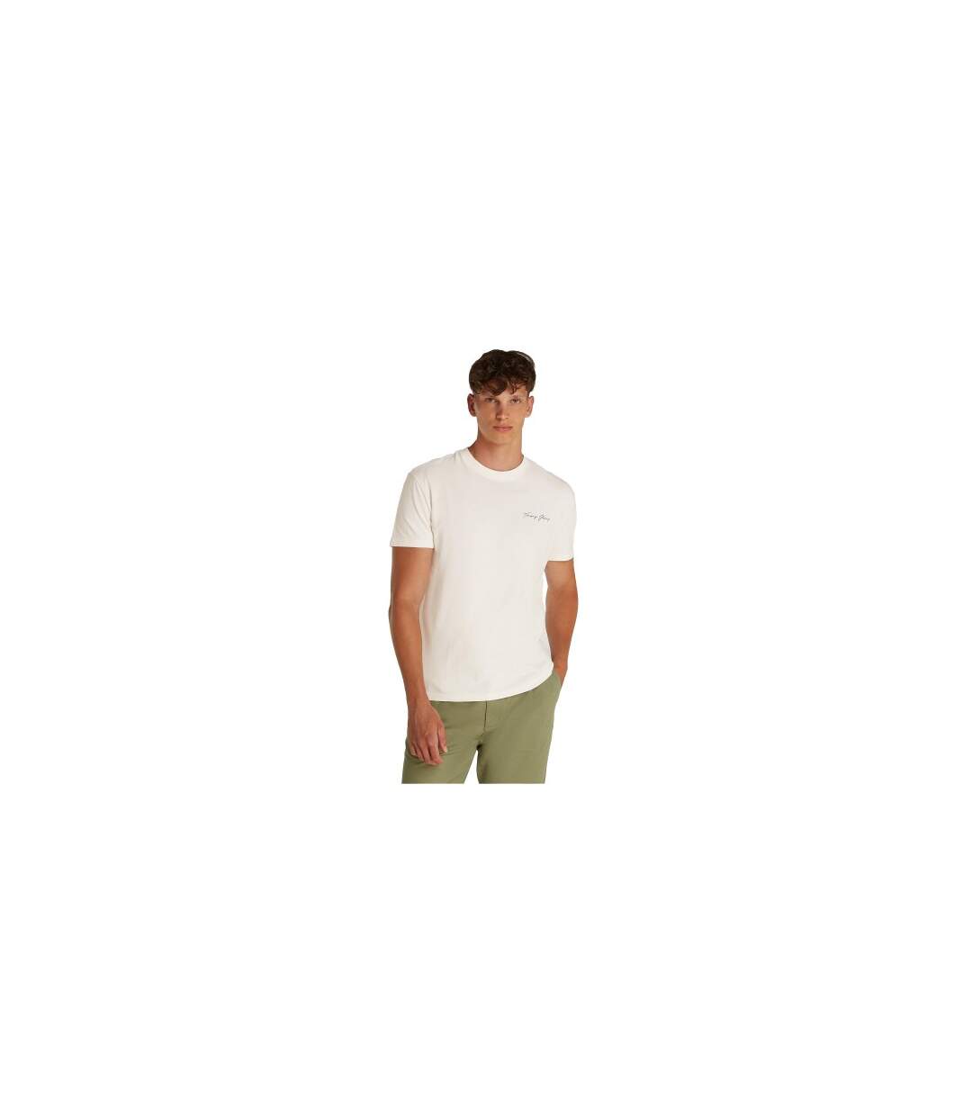 T-shirt Motif/style Scène De Voile Homme Blanc Cassé Tommy Jeans-1