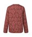 Doudoune Motif/style Fleur D´ombre Maia Femme Marron Rouge Regatta-3