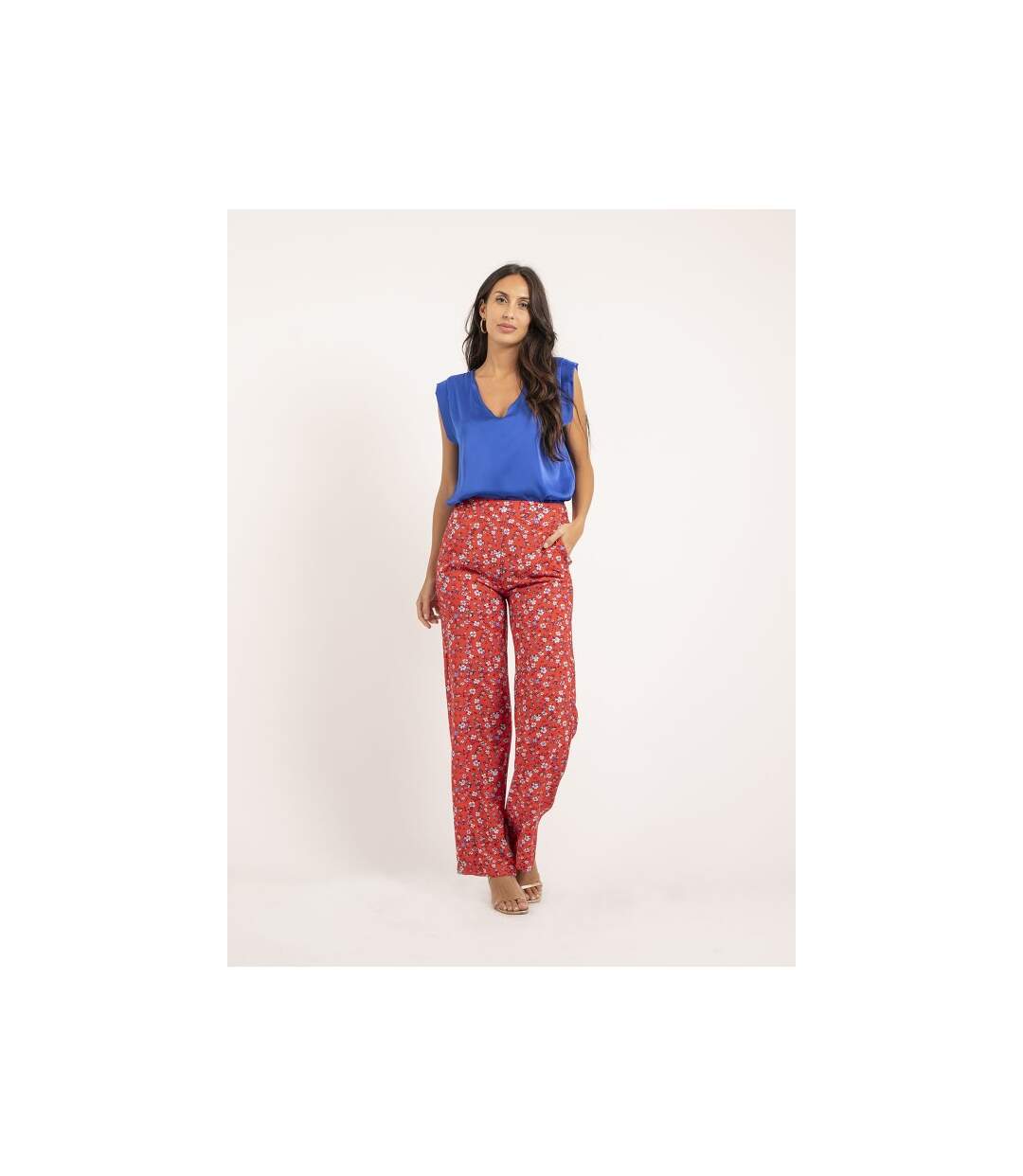Pantalon fluide motifs EUXANE - Dona X Lisa-4