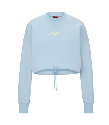 Sweat Delive Femme Bleu Clair Hugo