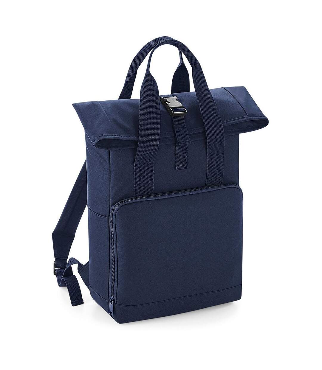 Sac à dos urbain rolltop et poignées - 14 litres - BG118 - bleu marine-1