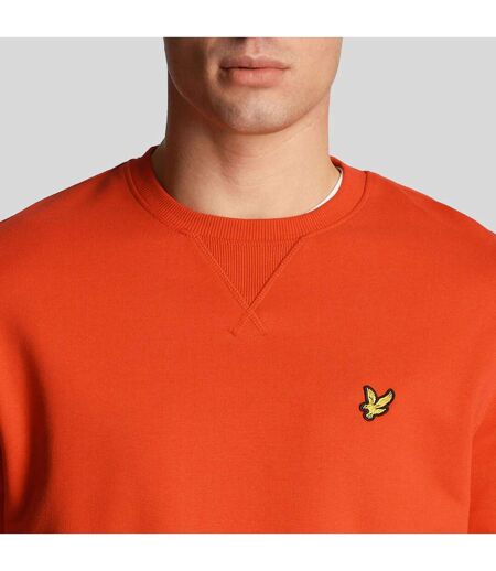 Sweat Homme Orange Vif Lyle & Scott