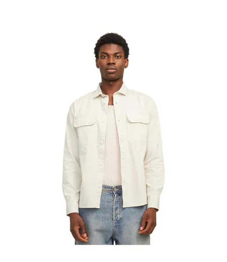 Chemise Homme Beige Pâle Jack And Jones
