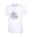 Mens circle mountain t-shirt white Mountain Warehouse-4