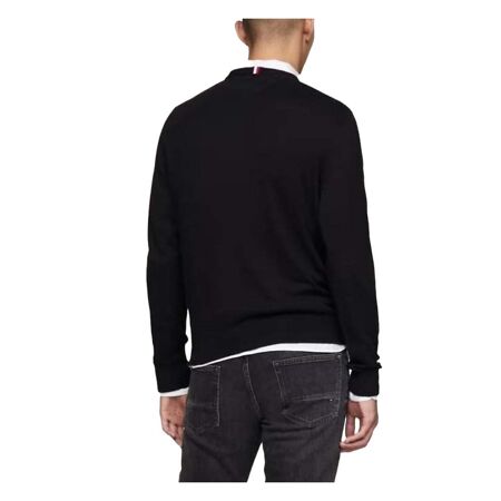 Pull Noir Homme Tommy Hilfiger Pima - L