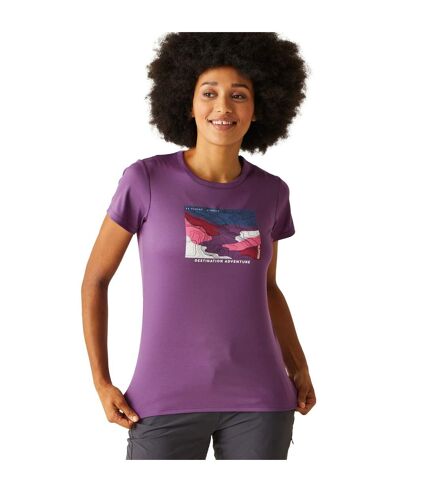 T-shirt fingal femme violet Regatta