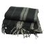 Echarpe homme classique - Couleur noir - 100% acrylique-2