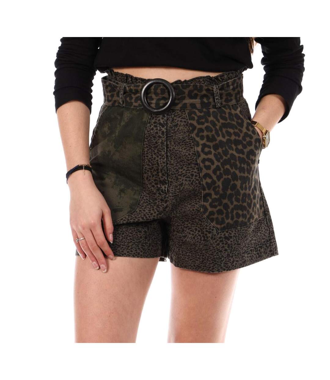 Short kaki femme kaporal conti-1