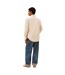 Mens Washed Twill Long-sleeved Shirt Jacket Sand Tommy Jeans-3