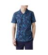Mantaray Mens Twilight Revere Collar Shirt (Navy)