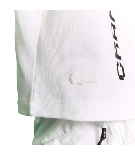 Womens/ladies Minecraft Organic Cotton T-shirt White Lacoste