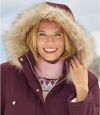 Atlas for Women műszőrmés kapucnis parka Atlas For Men