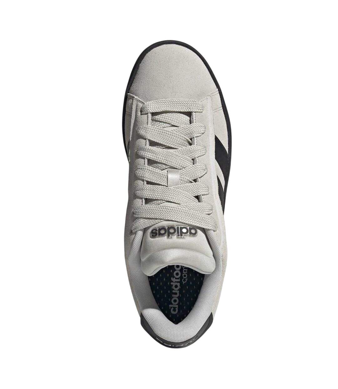 Baskets Motif/style 3 Rayures Grand Court Homme Gris Noir Adidas-4