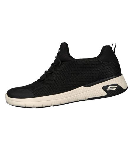 Womens/ladies Marsing-waiola Sr Safety Shoes Black White Skechers