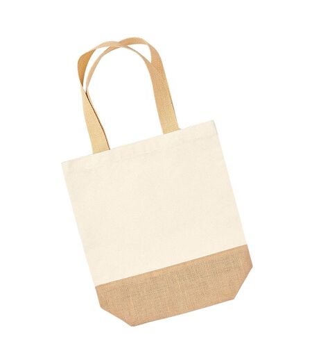 Sac À Provisions En Toile De Jute Taille Unique Beige Pâle Westford Mill