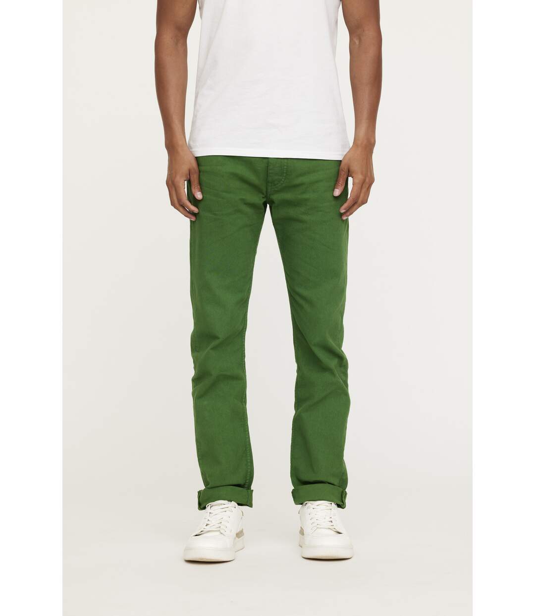 Pantalon coton straight LC122-1